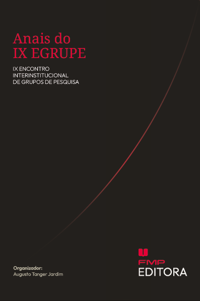 Anais do IX EGRUPE: IX Encontro Interinstitucional de Grupos de Pesquisa 
